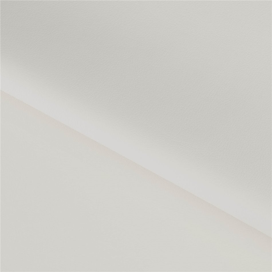 Bench Eltorrenso Soft 17, eco leather, white, H45x73x145cm