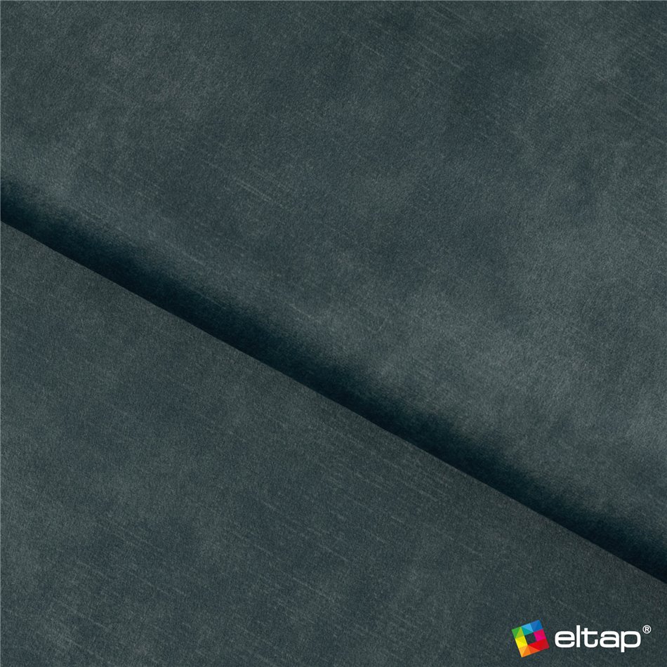 П-образный угловой диван Elberto L, раздвижной, Toscany 40, бархат, синий, H100x165x306см