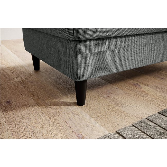 Пуф с ящиком для хранения Elbellis, Vero 4, серый, H42x62x97см