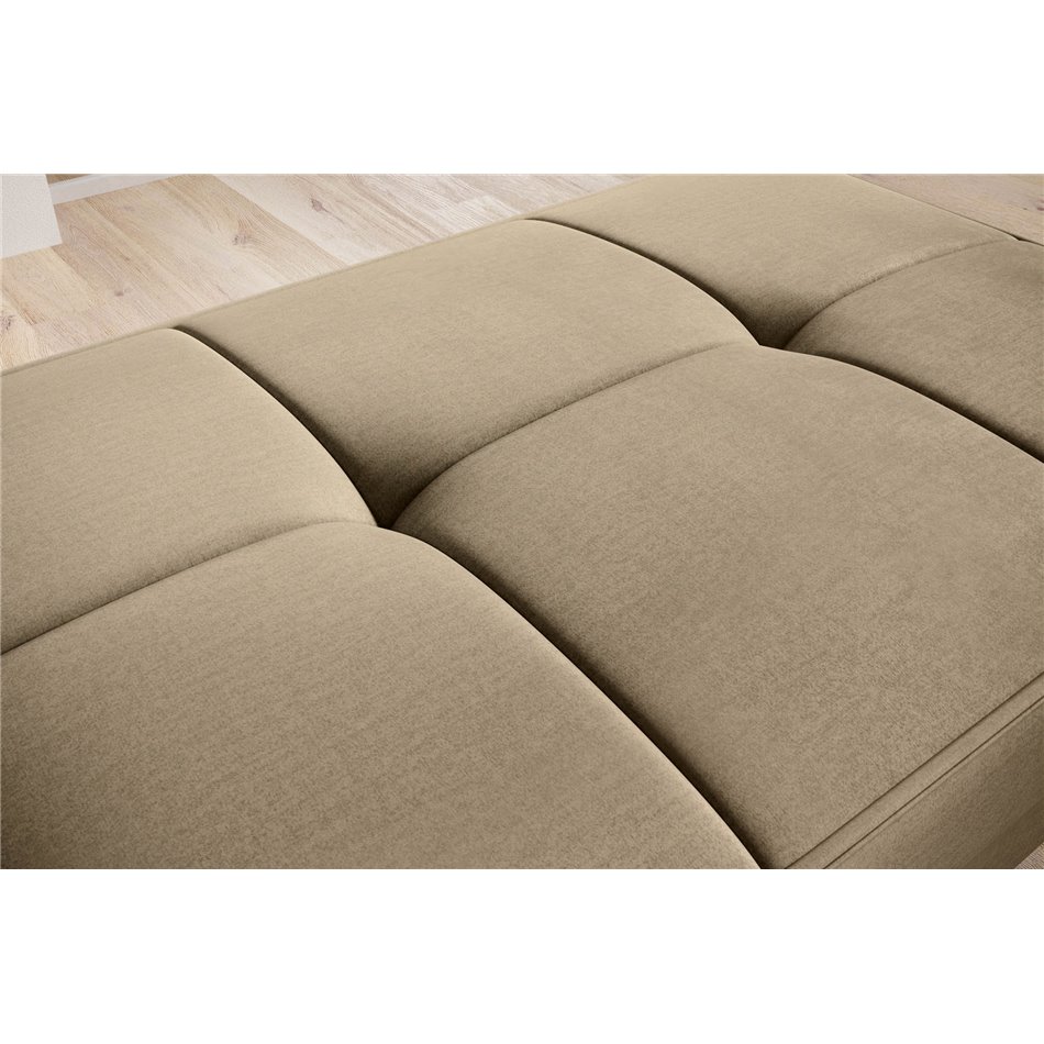 Пуф с ящиком для хранения Elbellis, Nube 20, бархат, коричневый, H42x62x97см