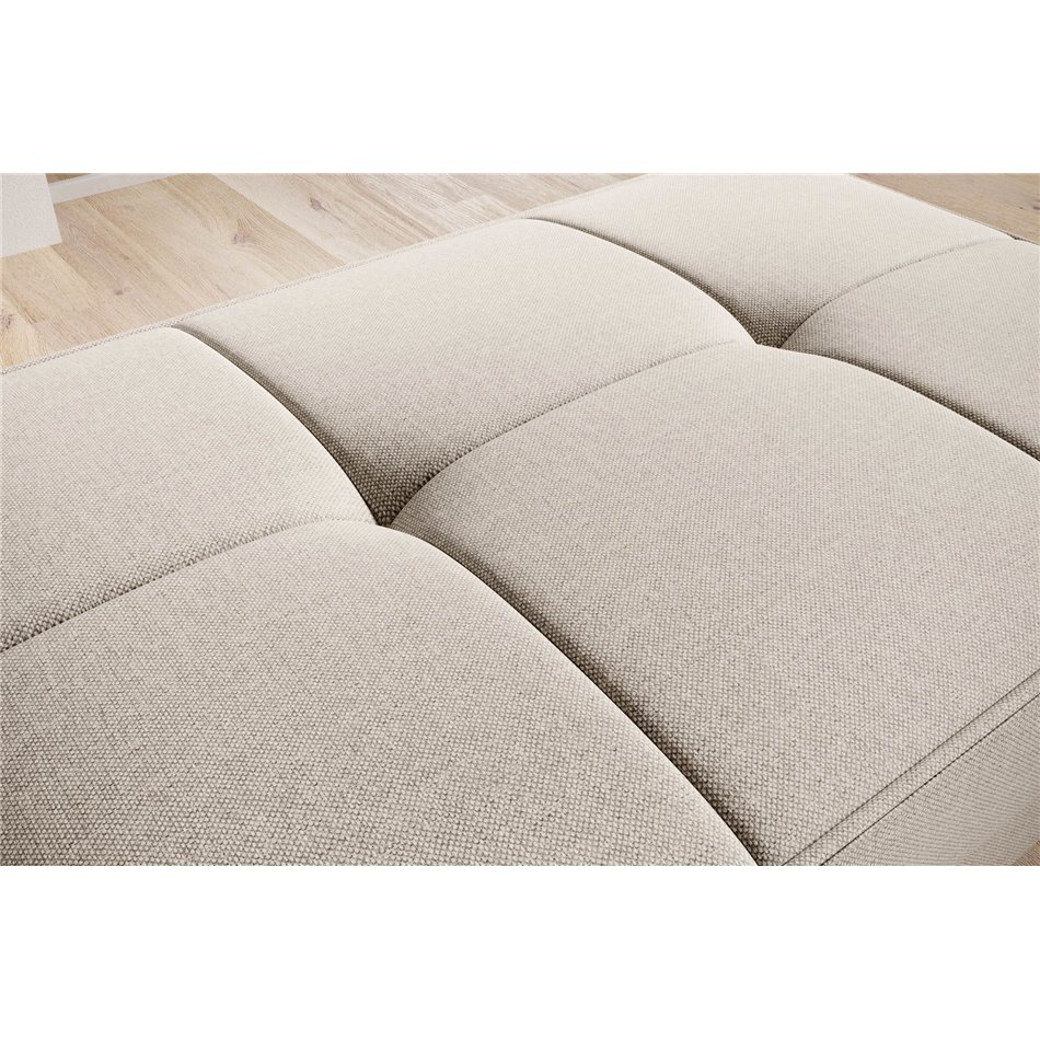 Пуф с ящиком для хранения Elbellis, Inari 22, бежевый, H42x62x97см