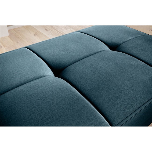 Pouf with storage Elbellis Nube 40, velvet, dark blue, H42x62x97cm