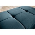 Pouf with storage Elbellis Nube 40, velvet, dark blue, H42x62x97cm