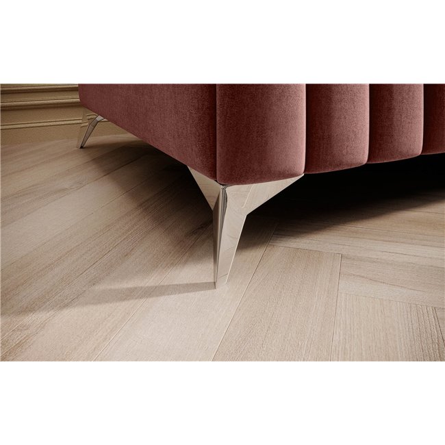 Bench Elaurence Nube 24, velvet, pink, H36xx132cm