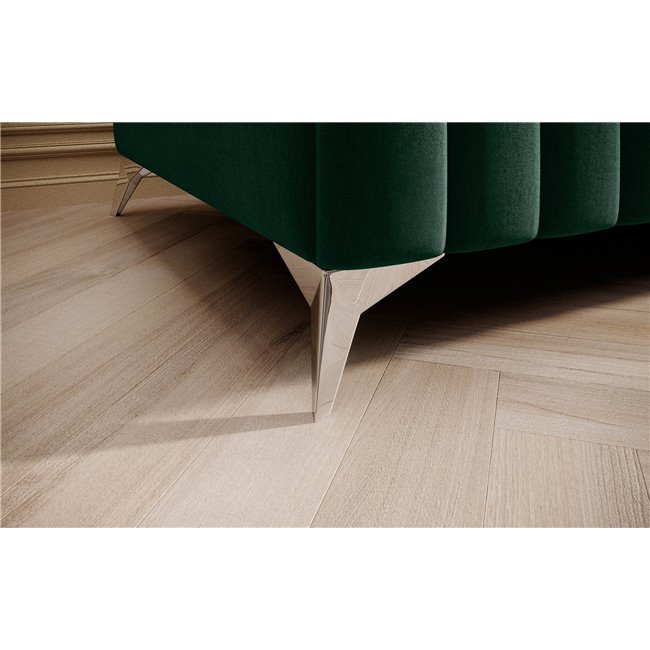 Bench Elaurence Nube 35, velvet, green, H36xx132cm