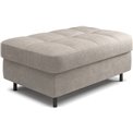 Bench with storage box Elgomsi Touch 18, textured velvet, beige, H45x72x104cm