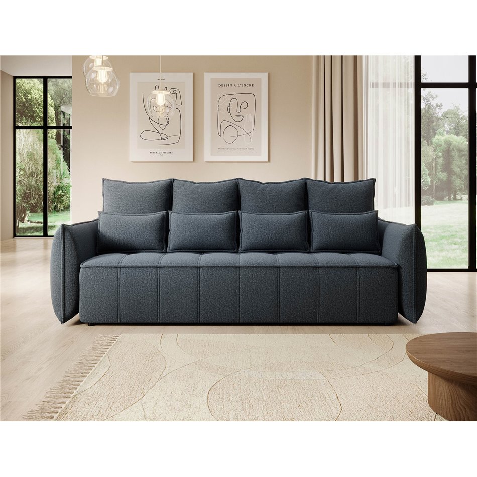 Sofa bed Elwelton, sleeping function, Enjoy 40, blue, H94x106x242cm