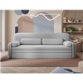 Sofa bed Elioss, sleeping function, Sola 4, grey, H87x89x236cm