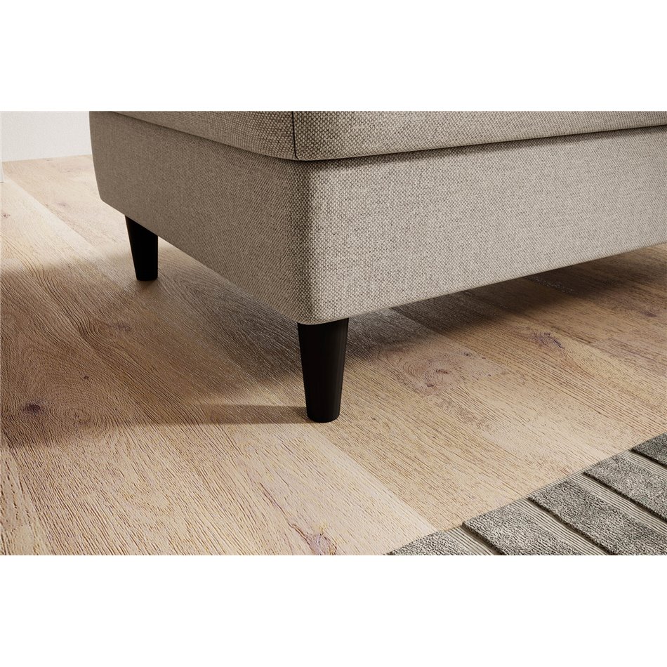 Пуф с ящиком для хранения Elbellis, Inari 22, бежевый, H42x62x97см