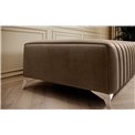 Bench Elaurence Nube 20, velvet, beige, H36xx132cm