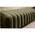 Bench Elaurence Nube 33, velvet, green, H36xx132cm