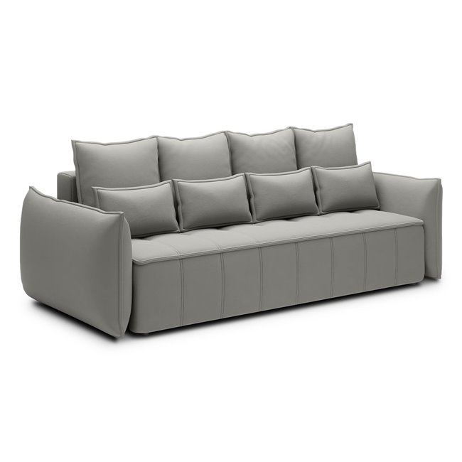 Sofa bed Elwelton, sleeping function, Sola 4, grey, H94x106x242cm