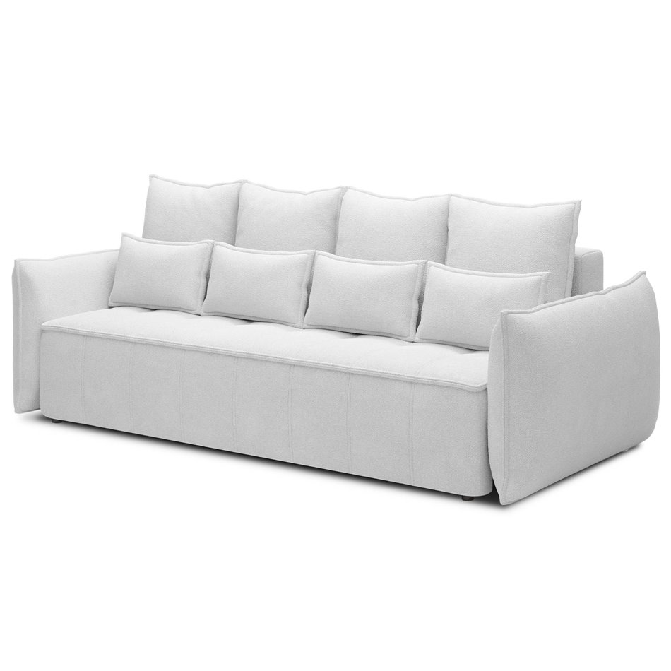 Diivanvoodi Elwelton, pikendatav, Paolli 01, valge, H94x106x242cm