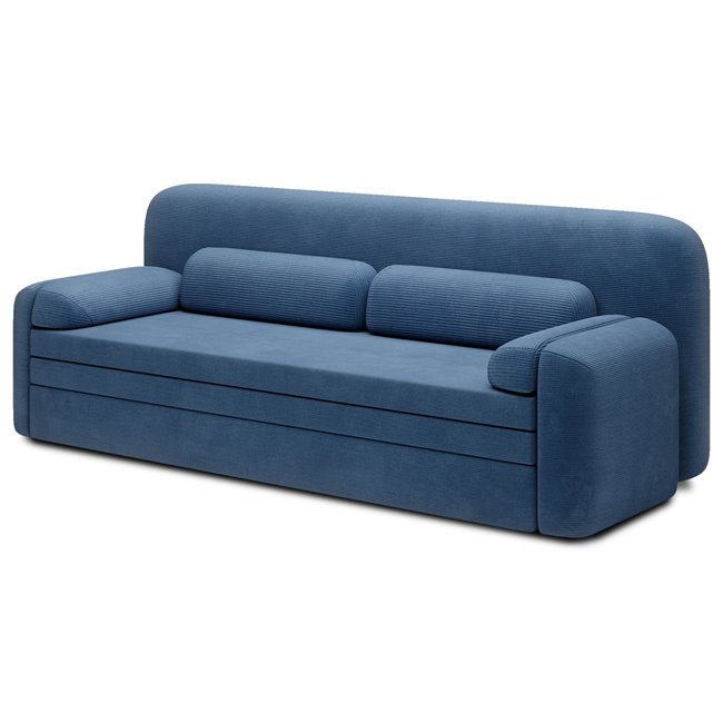 Sofa bed Elioss, sleeping function, Tabbris 40, blue, H87x89x236cm
