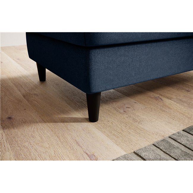 Пуф с ящиком для хранения Elbellis, Gojo 40, темно-синий, H42x62x97см