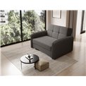 Folding armchair Elaine Poco 05, grey, H84x109x102cm