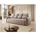 Sofa bed Elwelton, sleeping function, Sola 18, beige, H94x106x242cm