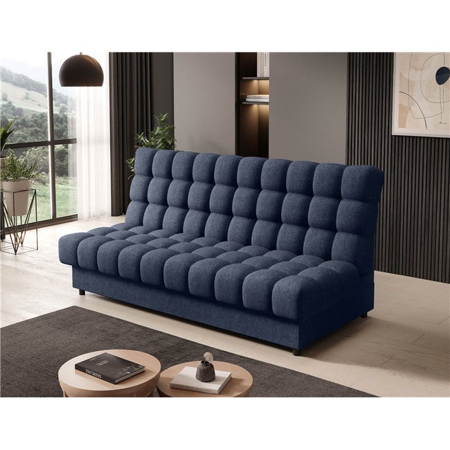 Sofa bed Elclareta, sleeping function, Poco 40, blue, H96x95x197cm