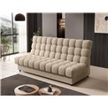 Sofa bed Elclareta, sleeping function, Xillar 18, beige, H96x95x197cm