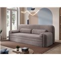 Sofa bed Elioss, sleeping function, Tabbris 22, brown, H87x89x236cm