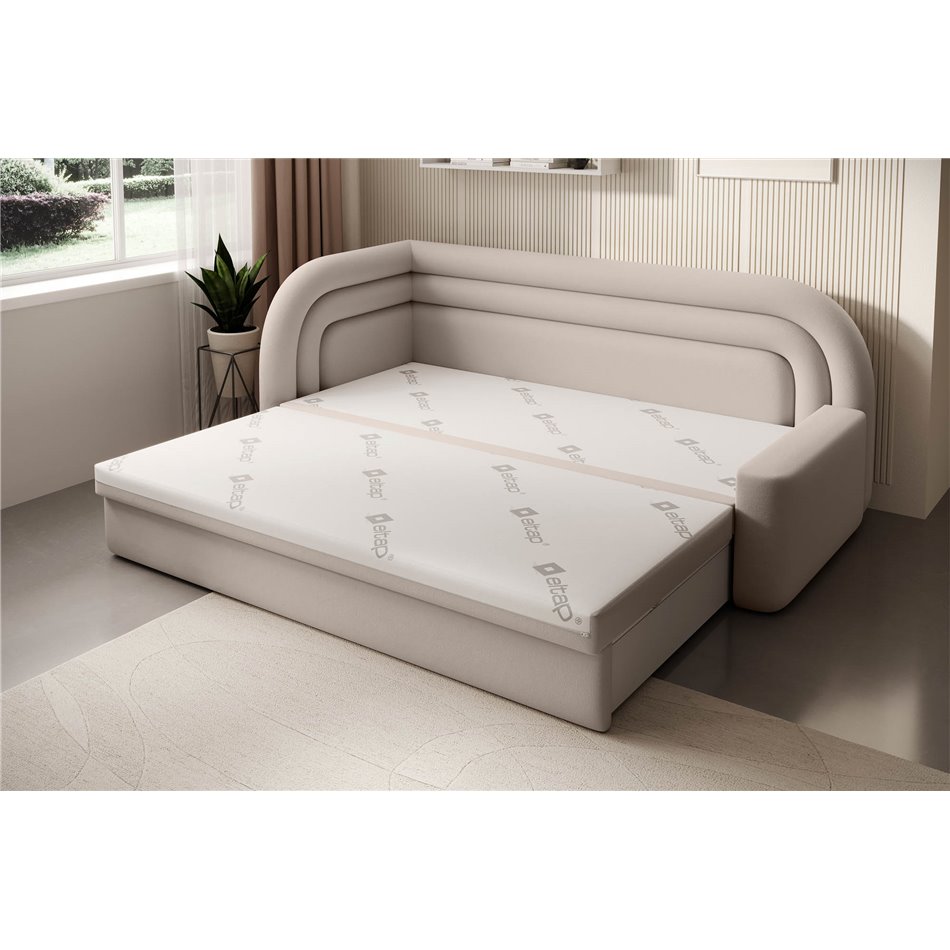 Diivanvoodi Elfabilo L, pikendatav, Sola 18, beež, H80x86x223cm