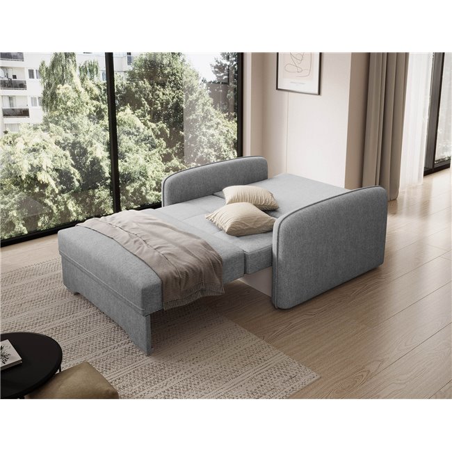 Folding armchair Elaine Poco 03, grey, H84x109x102cm