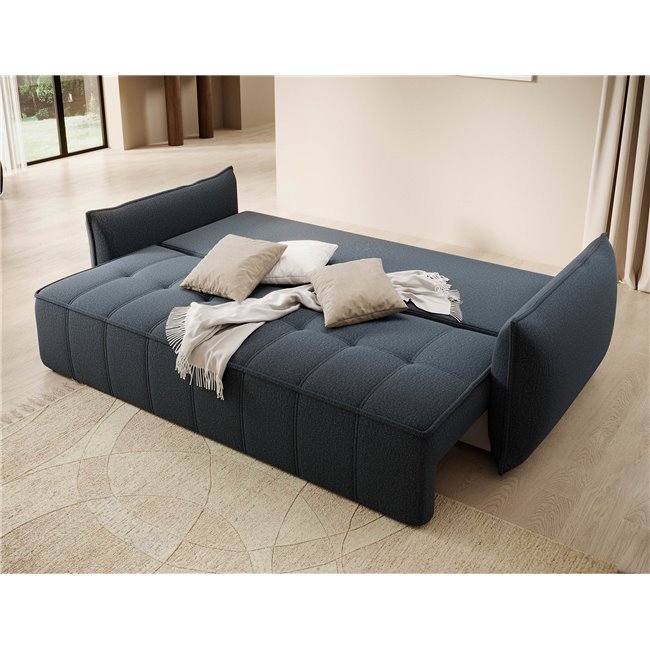 Sofa bed Elwelton, sleeping function, Enjoy 40, blue, H94x106x242cm