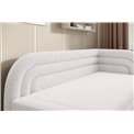 Sofa bed Elfabilo R, sleeping function, Royal 01, bouclé, white, H80x86x223cm