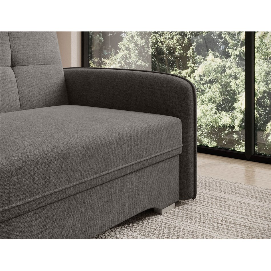 Folding armchair Elaine Poco 05, grey, H84x109x102cm