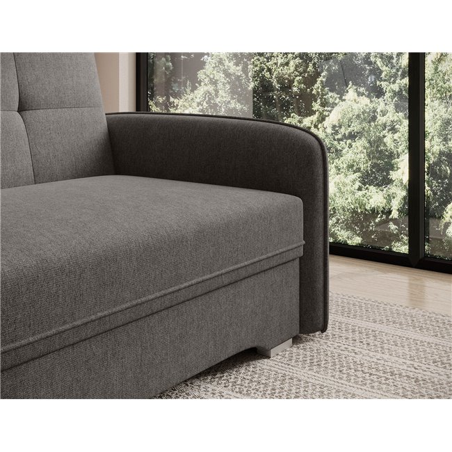 Folding armchair Elaine Poco 05, grey, H84x109x102cm