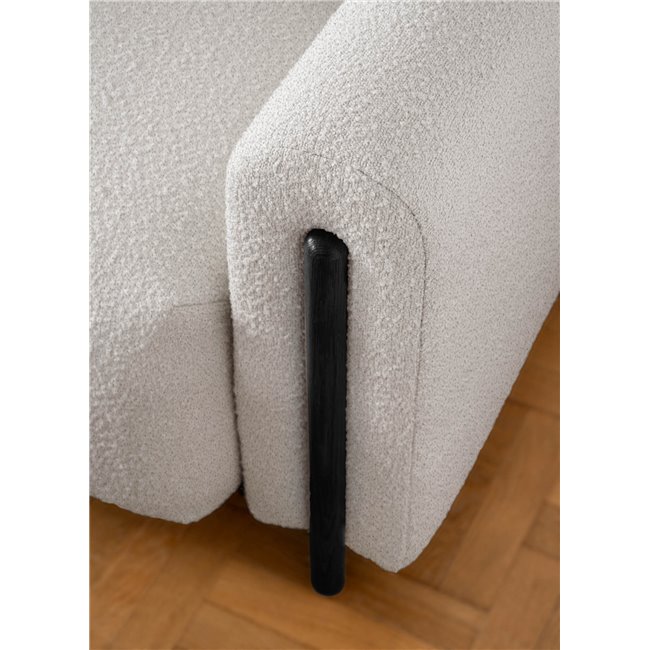 Diivanvoodi Elcadova Must, pikendatav, Jaffray 03, hall, H97x97x244cm