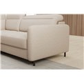 Corner sofa Elbare L, sleeping function, Manhattan 18, velvet, beige, H100x160x208cm