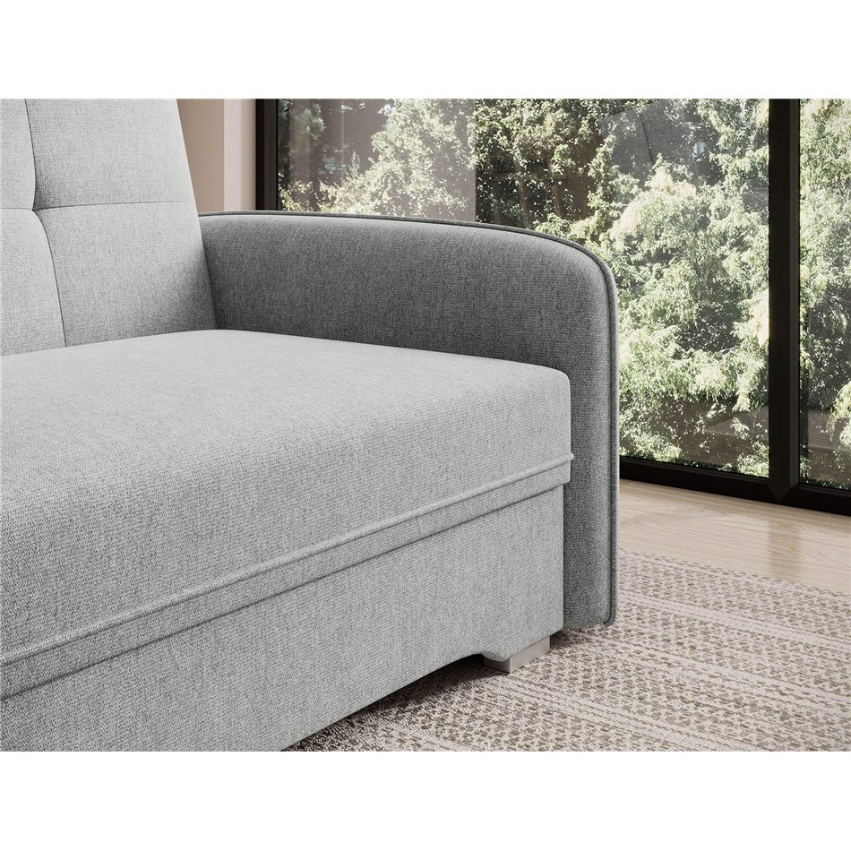 Folding armchair Elaine Poco 03, grey, H84x109x102cm