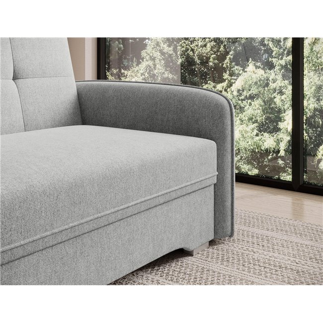 Folding armchair Elaine Poco 03, grey, H84x109x102cm