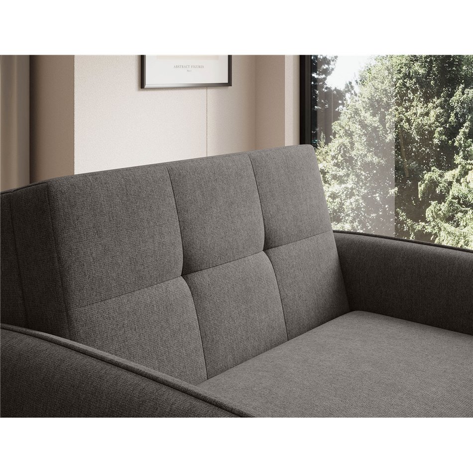 Folding armchair Elaine Poco 05, grey, H84x109x102cm