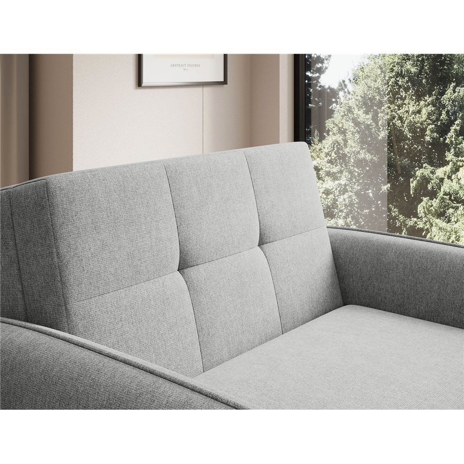 Folding armchair Elaine Poco 03, grey, H84x109x102cm