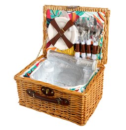 Корзина для пикника на 4 персоны EXOTIC 12L, H19x39x29cm