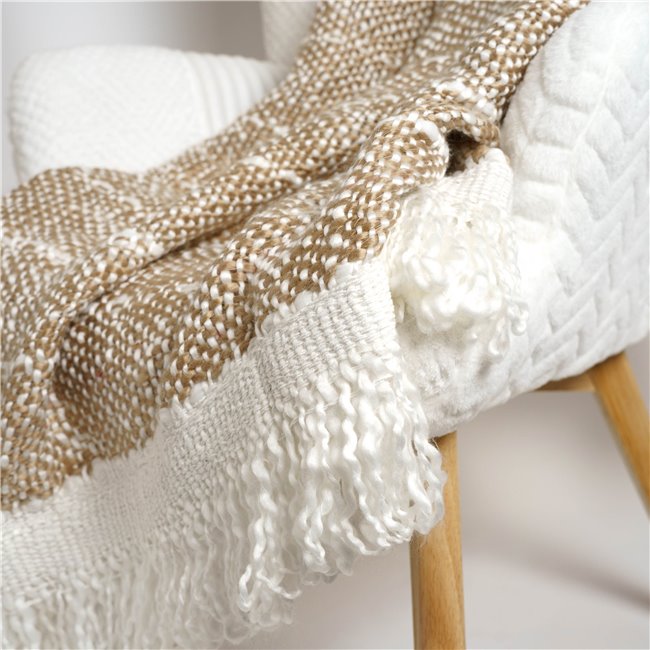 Pleed narmastega, pruun, 120X150cm 