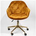 Office chair Slorino 15, golden color, H77-88x58x63cm, seat height 44-54cm