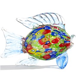 Decorative figure Fish, glass, H14x8x20cm