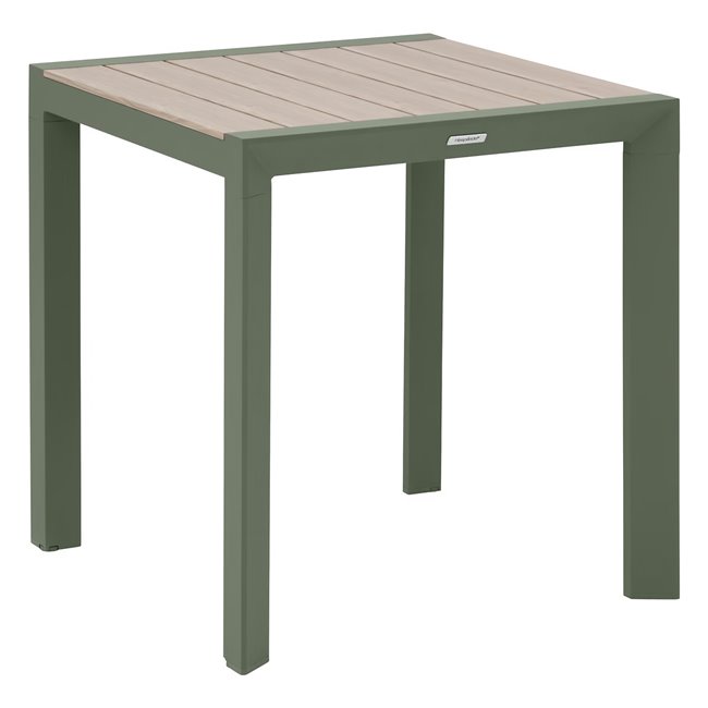 Table Laevasion, green, H75x70x70cm