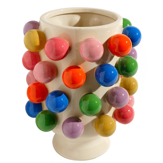 Planter Balls, stoneware, multi, H24cm, D18.7cm