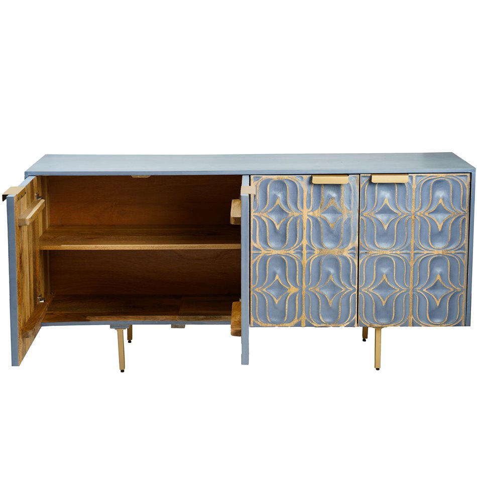 Sideboard Setu, mango wood, H75x38x160cm