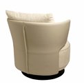 Lounge chair Orton, 3 cream, rotatable 360 degrees, H73x70x70cm, seat height 40cm