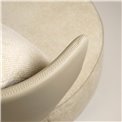 Lounge chair Orton, 3 cream, rotatable 360 degrees, H73x70x70cm, seat height 40cm