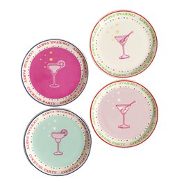 Набор тарелок 4 Twist Match, D9.9cm H1.9cm, комплект из 4 шт.