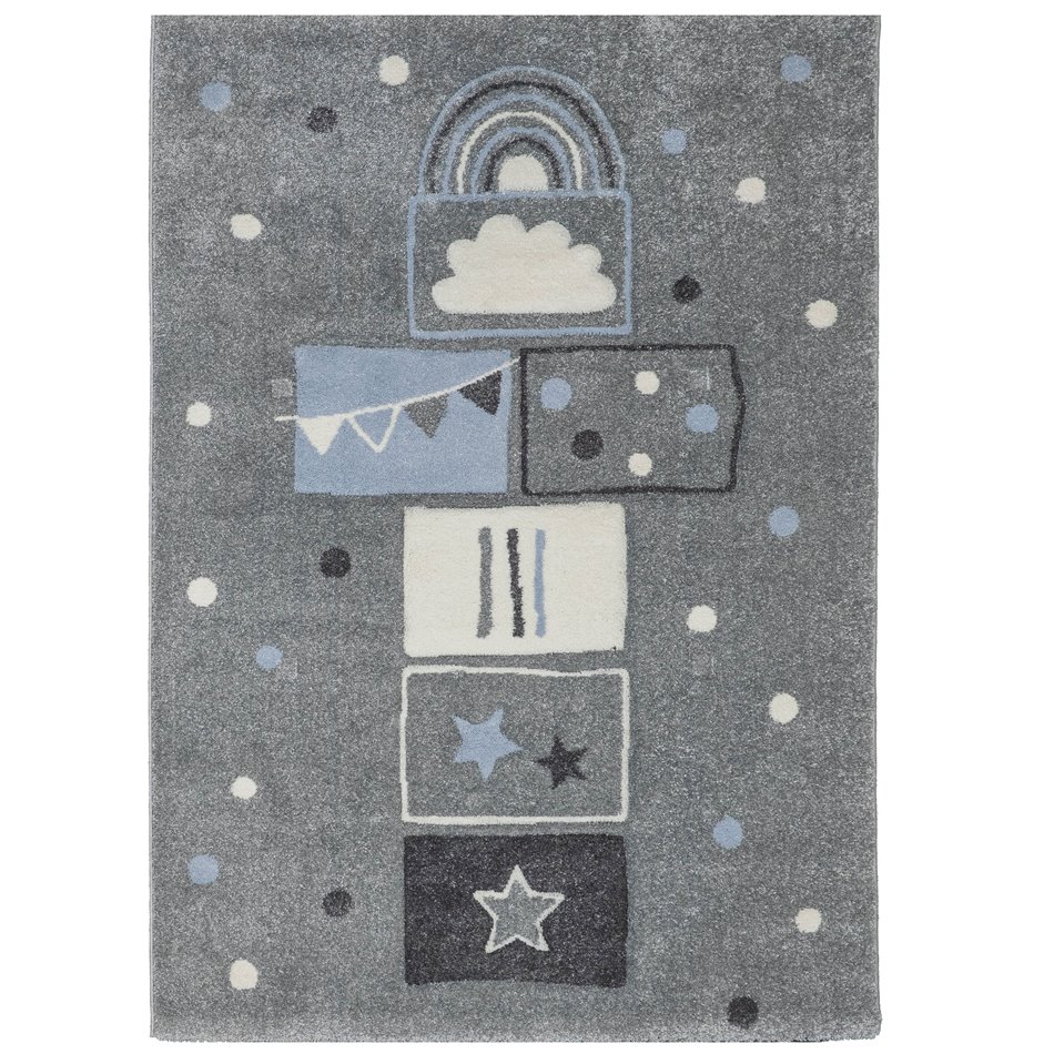 Carpet Lahappy 302, grey, 120x170cm