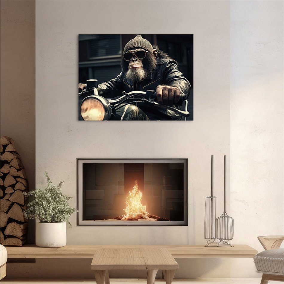 Glass picture Cool Rider, 60x80cm