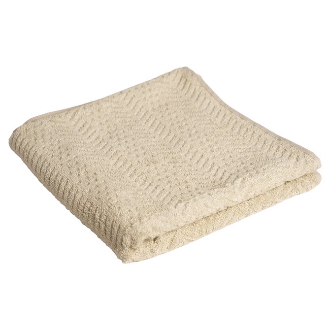 Bamboo towel Malda, 50x100cm, cream color, 500g/m2