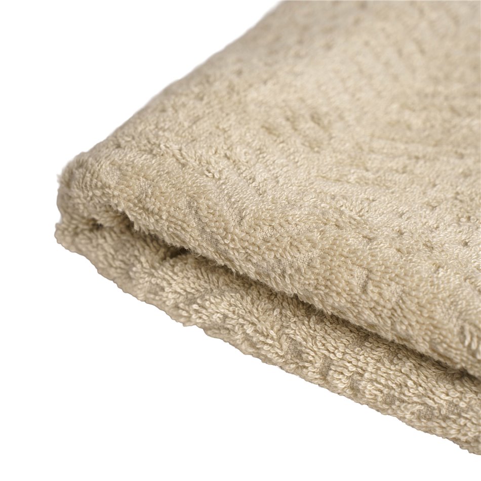 Bamboo towel Malda, 50x100cm, cream color, 500g/m2